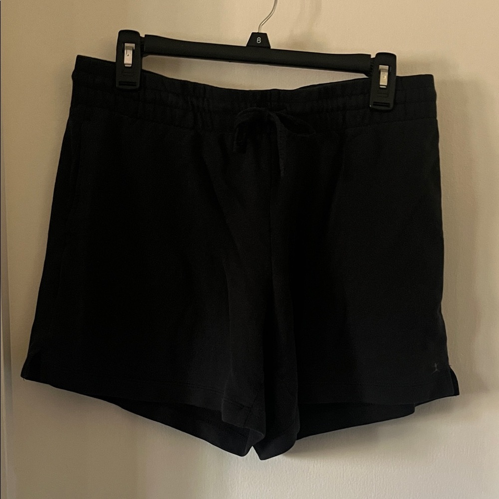 Black sweat shorts
